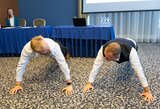 Apie teises ir pareigas sporte – sportininkų atstovės mokymuose