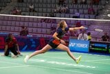 S.Golubickaitė Europos žaidynėse išbandė jėgas prieš 23-iąją pasaulio badmintono raketę