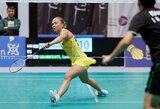 Geriausiai Lietuvos badmintonininkei nepavyko iškovoti pergalių Nyderlanduose