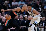 San Antonijuje – ryški Wembanyamos ir Antetokounmpo akistata