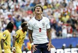 Ganos gynybos sienos nepramušę anglai prarado brangius taškus pasaulio futbolo čempionate