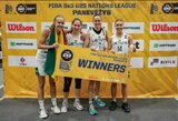 Lietuvos krepšininkių triumfu baigėsi 3x3 jaunimo Tautų lygos etapas Panevėžyje