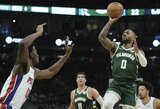 „Pistons“ skęsta pralaimėjimuose: po sutriuškinimo prieš „Bucks“ – 23 nesėkmė iš eilės