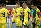 Lietuviai sužinojo varžovus preliminariame pasaulio futsal čempionato atrankos etape