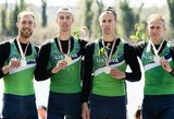 Iš varžybų Italijoje irkluotojai parveš penkis komplektus medalių