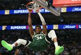 G.Antetokounmpo traukiami „Bucks“ išsivežė pergalę iš Dalaso