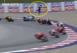 F.Bagnaia laimėjo trečią „MotoGP“ etapą iš eilės, „pole“ poziciją turėjęs E.Bastianini nuvažiavo tik keletą ratų, J.Miras susilaužė čiurną