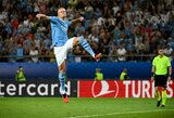 Po baudinių serijos triumfavęs „Man City“ pirmą kartą istorijoje laimėjo UEFA Super taurę