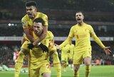 „Arsenal“ nugalėjęs „Liverpool“ vėl „Premier“ lygoje priartėjo prie „Man City“