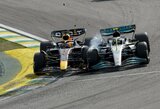 L.Hamiltonas apie incidentą su M.Verstappenu: „Patys žinote, ką reiškia kovoti su Maxu“