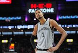 Wembanyama: „NBA nepasiilgau, o FIBA krepšinio pasiilgau“