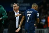 C.Galtier atsakė į klausimą apie K.Mbappe norą išvykti