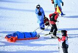 Pekino olimpiada: skausmingai kritusi R.Yoshika susižeidė stuburą, B.Decker žaidynės dėl traumos baigėsi vos prasidėjusios