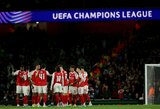 Nulinės lygiosios atvėrė „Arsenal“ duris į Čempionų lygos pusfinalį 