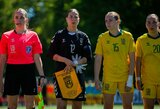 Lietuvos WU-17 futbolo rinktinė draugiškose rungtynėse pranoko „Hegelmann“ futbolininkes