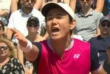 Japono kvailystė ir gautas baudos taškas „Roland Garros“ turnyre pribloškė komentatorių: „Ką tu darai?“