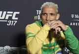 Pirmuoju dukart UFC lengvo svorio kategorijos čempionu galintis tapti Oliveira apie Topuria: „Jis – vienas iš tų, kurie kalba, bet galiausiai palūš prieš mane“