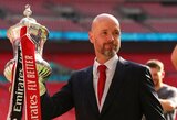 „Man Utd“ žaidėjas užstojo E.Ten Hagą: „Tikiuosi, jog jis liks“
