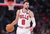 „Bulls“ sezoną užbaigs be Z.LaVine'o