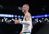 Į aikštę sugrįžęs K.Porzingis vedė „Celtics“ į pergalę