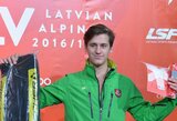 R.Zaveckas Čekijoje pradėjo akrobatinio slidinėjimo kroso sezoną