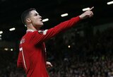 Į startinę sudėtį sugrįžęs C.Ronaldo pelnė įvartį, o „Man Utd“ sutriuškino „Šeriff“ futbolininkus 