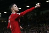 Į startinę sudėtį sugrįžęs C.Ronaldo pelnė įvartį, o „Man Utd“ sutriuškino „Šeriff“ futbolininkus