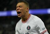 K.Mbappe 93-ąją minutę pelnytas įvartis išplėšė PSG ekipai pergalę prieš „Rennes“ 