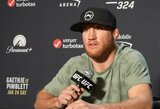 Pažadai prieš realybę – Justinas Gaethje paneigė tai, ką apie naują UFC sutartį sakė Danielis Cormier: „Negaunu nė vienu doleriu daugiau“