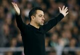 Xavi apie teisėjų pagalbą „Real“ klubui: „Tai gali matyti net ir akli“