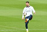 PSG suspenduotas L.Messi prisijungė prie komandos treniruočių  