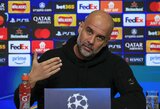 P.Guardiola: apie išskirtinę „Real“ puolimo liniją ir skanduotę „rytoj būsi atleistas“ 