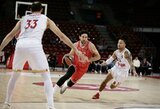 Vasilije Micičiaus vedami „Hapoel“ krepšininkai susitvarkė su „Monaco“ iššūkiu