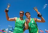 Tinklininkai Mačionis ir Sinkevičius Vilniuje iškovojo EEVZA U20 čempionato bronzos medalius