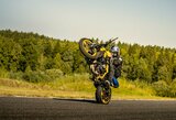 Motoakrobatas A.Gibieža: apie karjerą, prasidėjusią ant sesers motorolerio, ir būsimą pasaulio rekordą