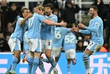 5 įvarčių fiesta baigėsi „Man City“ pergale prieš „Newcastle Utd“ futbolininkus