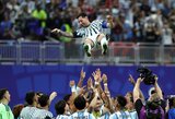 Ašarų nesutvardęs Lionelis Messi: „Tai, ką šiandien padarė ši komanda, yra tiesiog beprotybė“