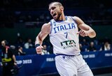 Italijos rinktinės narys lieka žaisti Milane