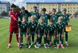 Lietuvos U-15 rinktinė išmėgino jėgas su metais vyresniais „Kauno Žalgirio“ futbolininkais