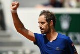 R.Gasquet įspūdingai atsitiesė po pralaimėjimo V.Gaubui – triumfavo turnyre Prancūzijoje