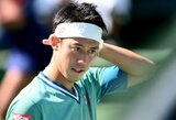 K.Nishikori pergalių serija nutrūko turnyre JAV