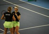 Apmaudu: lemiamą mačą pralaimėjusios Lietuvos tenisininkės nepakilo į I-ą pasaulio grupę