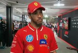 Lewisas Hamiltonas ėmėsi drastiškų veiksmų: nustojo sekti net ir „Ferrari“ paskyrą
