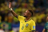 Neymaras sugrįžo į aikštelę, o Brazilija užtikrintai įveikė Škotiją ir užsitikrino pirmą vietą grupėje