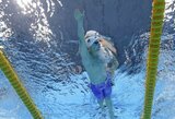 D.Rapšys su geriausiu rezultatu prasibrovė į finalą, R.Meilutytė taip pat užtikrintai pateko į finalą