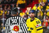 Po nuviliančio pasaulio čempionato pusfinalio Švedijos rinktinės gynėjas mieliau sėdėtų tribūnose, nei suolo gale