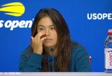 „US Open“: Raducanu neturėjo vilčių prieš Rybakiną, krito ir 8-oji pasaulio raketė