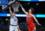 Mažai žaidęs Buzelis kukliai prisidėjo prie „Bulls“ pergalės