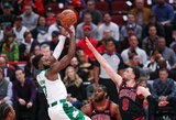 „Celtics“ nepaliko šansų „Bulls“ krepšininkams