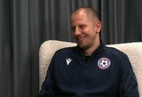 „Hat-trick“ su Indre: M.Grigaravičius – apie „Panevėžio“ triumfą LFF Supertaurėje, kritiką sau, pokštus komandos viduje, laiką Latvijoje, „mento“ pravardę, „Riterių“ iškritimo į Pirmą lygą priežastis